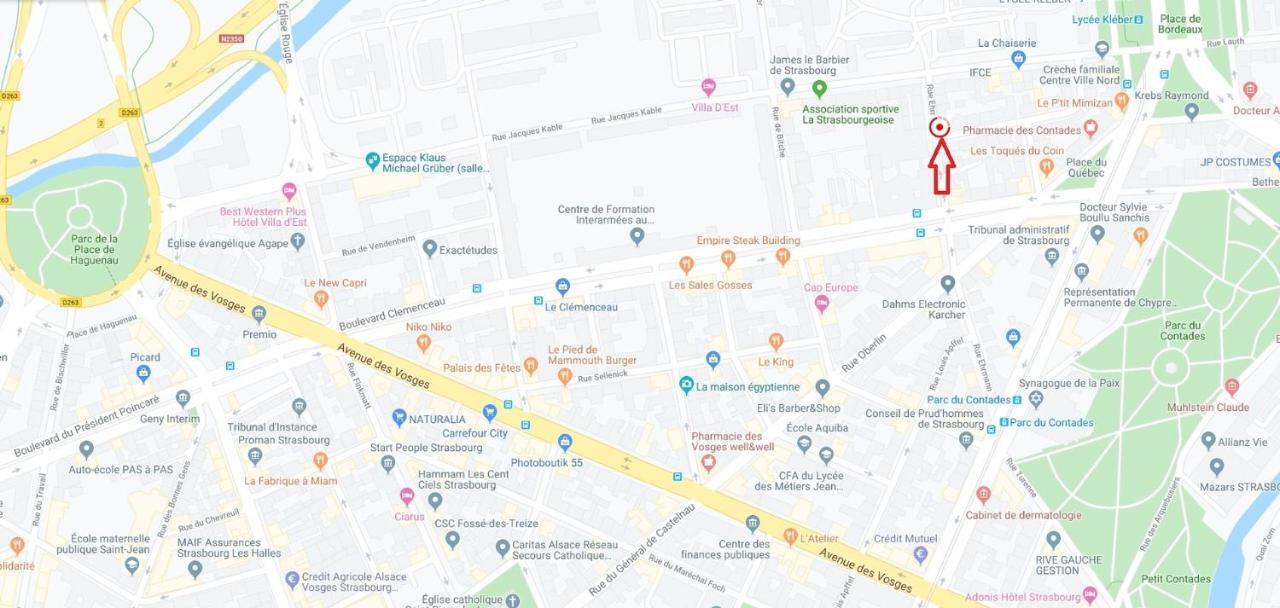 Le 22 Ehrmann Apartment สตราสบูร์ก ภายนอก รูปภาพ